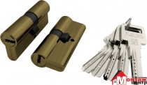 Цилиндровый механизм R600/70 mm (30+10+30) AB бронза 5 кл.
